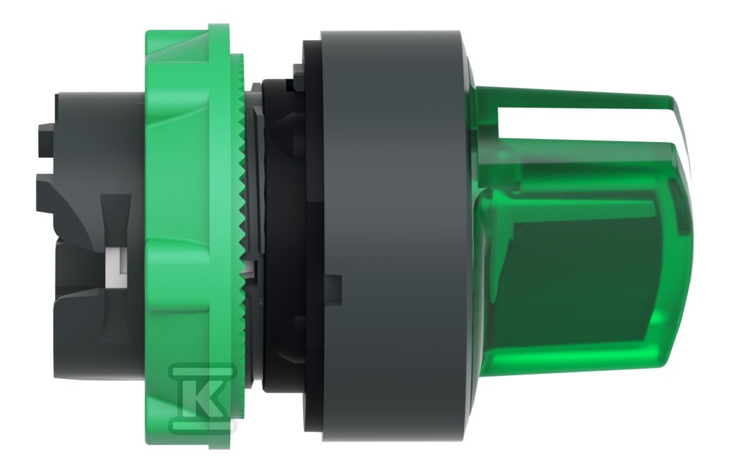 Interruptor de 2 posições verde estável - ZB5AK1233